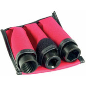 Impact Socket - Ken-Tool 3-Piece 6-Point And 12-Fluted Twist Flip Socket Set