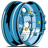 Ken-Tool 30631 Wheel Centering Sleeves (22/26mm) - Wheel
