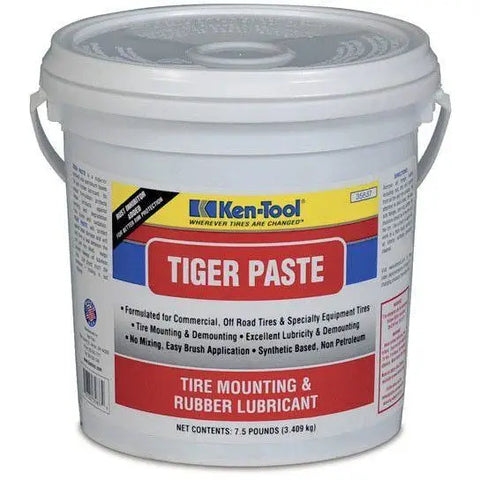 Tire Repair Supplies - Ken-Tool Tiger Paste Tire Mounting And Rubber Lubricant (7.5 Lb Bucket)