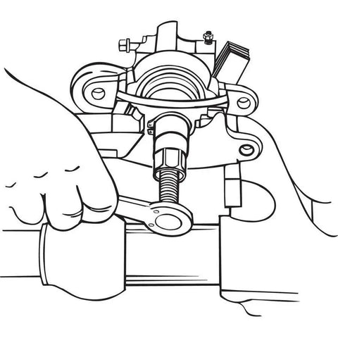 Lisle 25750 Dual Piston Brake Caliper Compressor