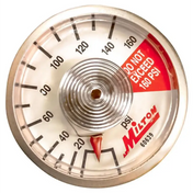 Milton 1/8 NPT Center Back Mount Pressure Gauge - Air Tools