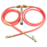 Milton 550 Dual Truck Tire Inflator Gauge w/ 2 x 7’ Hose &