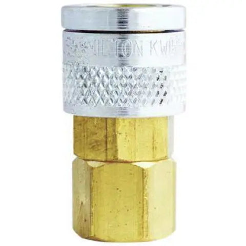 Air Tools - Milton M-Style Coupler Push Type - Steel Sleeve W/ Drag Guard 1/4 In NPT Female
