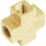 Air Tools - Milton Solid Brass Female Cross 3/8 In