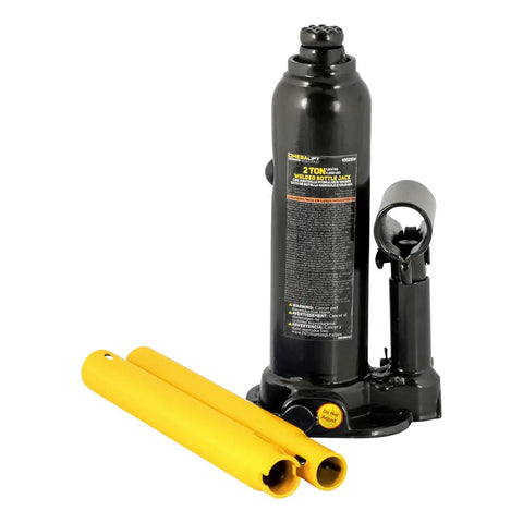 Omega 2 Ton Side Pump Bottle Jack w/ Welded Base - 10025W -