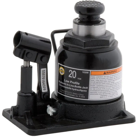 Omega 20 Ton Manual Bottle Jack (Ea) - In-Line / Low Profile