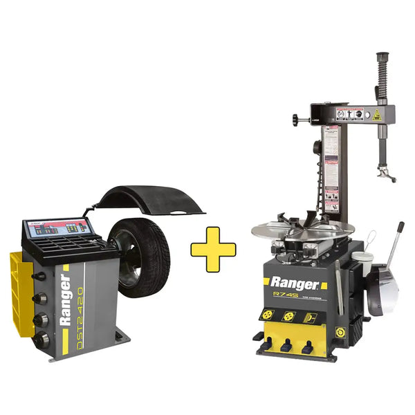 Ranger R745 Tire Changer and DST-2420 Tire Balancer Combo – All Tire Supply
