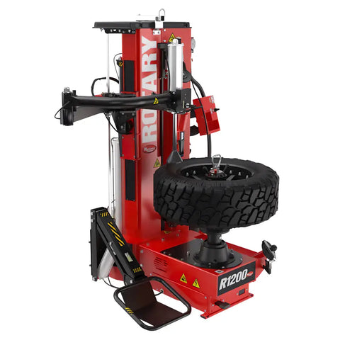 Rotary Auto Center-Post Leverless Tire Changer Dual Roller -