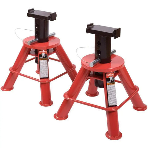 Automotive - Sunex 10 Ton Low Height Pin Type Jack Stands (Pair)
