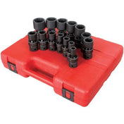 Impact Socket - Sunex 1/2 Dr. 14 Pc. SAE Universal Impact Socket Set