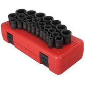 Impact Socket - Sunex 1/2 Dr. 26 Pc. Metric Impact Socket Set
