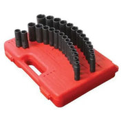 Impact Socket - Sunex 1/2 In Dr. 29 Pc. SAE And Metric Master Double Deep Impact Socket Set