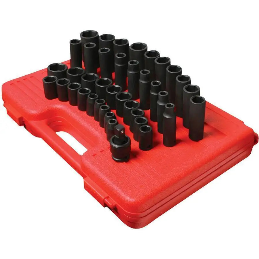 Sunex Metric Master Impact Socket Set 39 Pc 1/2 in Dr – All Tire