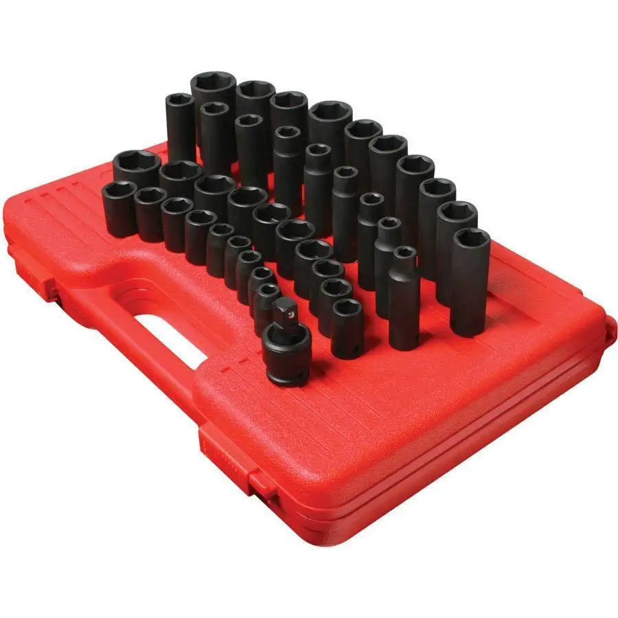 Sunex 1/2 in Dr. 39 Pc. SAE Master Impact Socket Set – All Tire Supply
