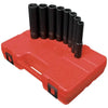 Sunex 1/2 in Dr. 8 Pc. SAE 5 in Extra Long Deep Impact Socket Set