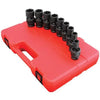 Sunex 1/2 in Dr. 9 Pc. SAE Universal Impact Socket Set