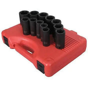 Impact Socket - Sunex 1/2 In Dr. 12 Pc. Metric Deep Impact Socket Set