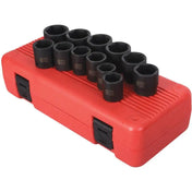 Impact Socket - Sunex 1/2 In Dr. 12 Pc. Metric Impact Socket Set