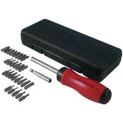 Hand Tools - Sunex 1/4 In Dr. 29 Pc. Tool Kit W/Ratcheting Gearless Driver