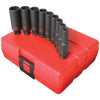Sunex 1/4 in Dr. 9 Pc. Metric Deep Impact Socket Set