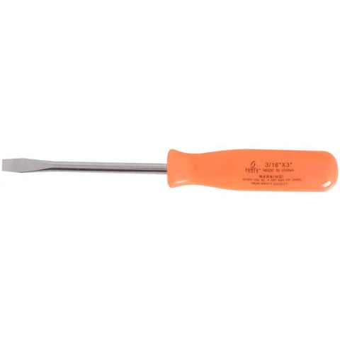 Hand Tools - Sunex 1/4 In X 1-1/2 In Neon Orange Screwdriver