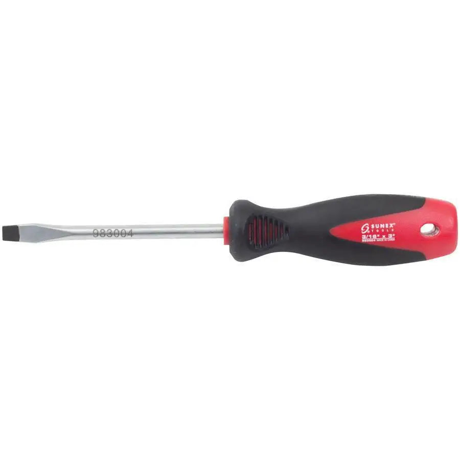 [美品] 3Seconds　3×4 Sunex 3/16 in x 3 in Slotted Screwdriver with Comfort – All Tire