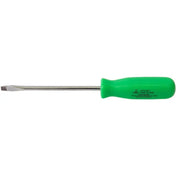 Hand Tools - Sunex 3/16 In X 4 In Slotted Screwdriver-Neon Green