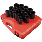 Impact Socket - Sunex 3/4 In Dr. 17 Pc. SAE Deep Impact Socket Set
