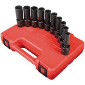 Impact Socket - Sunex 3/8 In Dr. 10 Pc. Metric Universal Deep Impact Socket Set