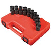 Sunex 3/8 in Dr. 10 Pc. Metric Universal Impact Socket Set