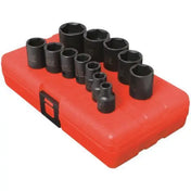 Impact Socket - Sunex 3/8 In Dr. 12 Pc. SAE Impact Socket Set