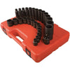 Sunex 3/8 in Dr. 12 Pt. 29 Pc. Metric Master Impact Socket Set