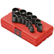 Impact Socket - Sunex 3/8 In Dr. 12 Pt. 12 Pc. SAE Impact Socket Set
