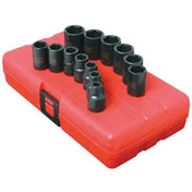 Impact Socket - Sunex 3/8 In Dr. 13 Pc. Metric Impact Socket Set