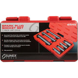 Impact Socket - Sunex 3/8 In Dr. 7 Pc. Master Spark Plug Socket Set