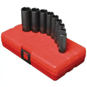 Impact Socket - Sunex 3/8 In Dr. 8 Pc. Metric Deep Impact Socket Set