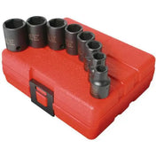 Impact Socket - Sunex 3/8 In Dr. 8 Pc. SAE Impact Socket Set