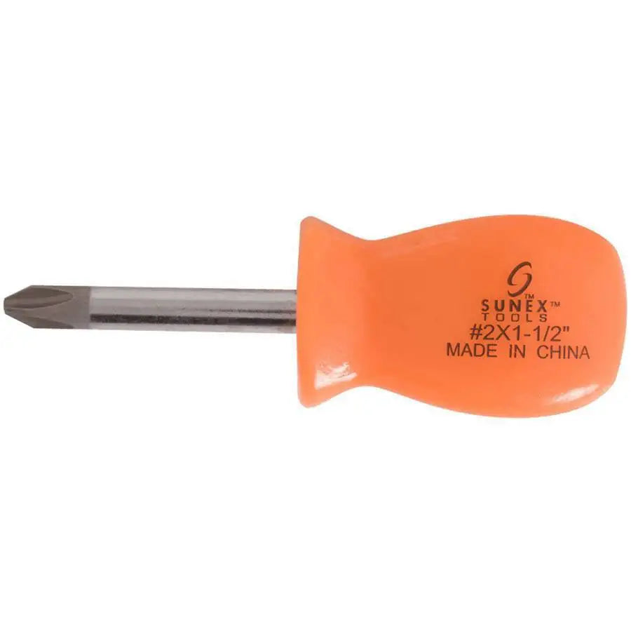 Sunex 3/8 in x 8 in Neon Orange Screwdriver - Versatile – All Tire