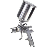 Impact Tool - Sunex HVLP Gravity Feed Spray Gun W/1.4 Mm Needle, Nozzle, And Cap Set