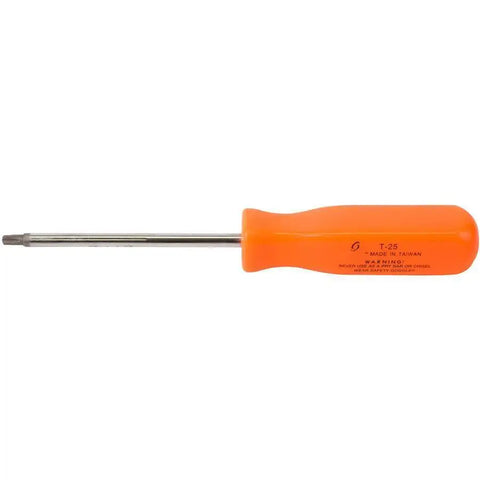 Hand Tools - Sunex T25 Screwdriver-Neon Orange