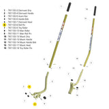 TNT Rolling Pin For Back Roller of the TNT-200D (Ea) - Tire